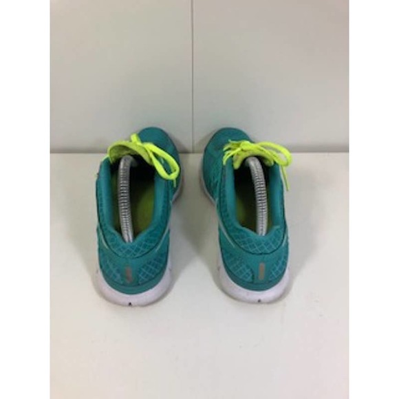 Nike Flex 2013 Run Running Lace Up Top Shoes Sneakers Turquoise Volt Womens US 7 - Picture 3 of 4